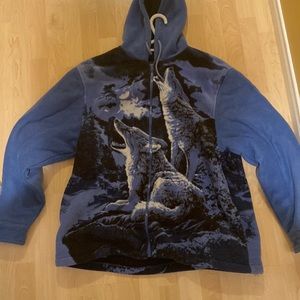 Mountain ridge XL winter wolf coat